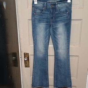 American Eagle Outfitters Kick Boot Flare & Wide Leg StretchJeans